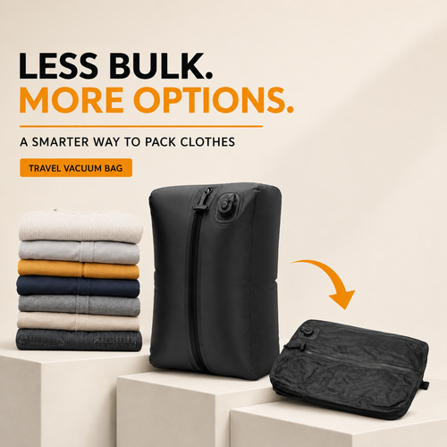 SlimMyBag creates less bulk and more packing options